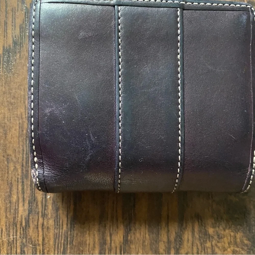 Vintage Coach Leather Small Wallet